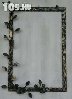 Tükörkeret bal oldalon 10 kisvirággal